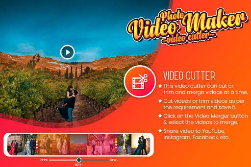 Photo Video Maker with Song : Video Cutter screenshot 7