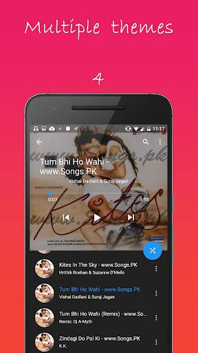 Material Music player screenshot 4