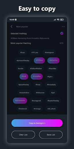 tags for Instagram - Free Like & Follower Hashtag screenshot 5