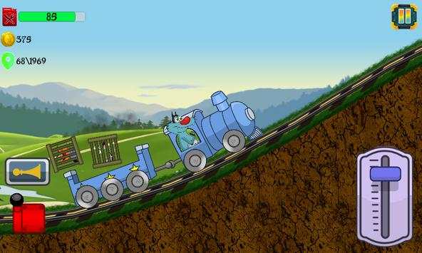Little Oggy Rail Rush screenshot 2