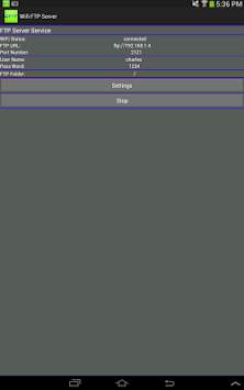 Wifi FTP Server screenshot 1