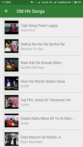 Hindi Old Songs Video screenshot 2