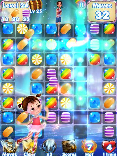 Candy Girl - Cute match 3 games screenshot 5