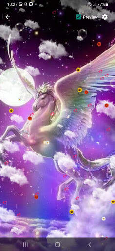 Unicorn Live Wallpaper screenshot 2