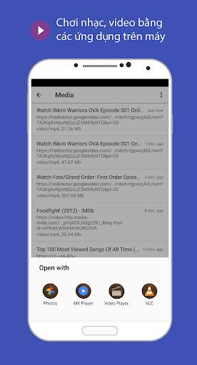 Amaze Browser. Tải nhạc, phim screenshot 4