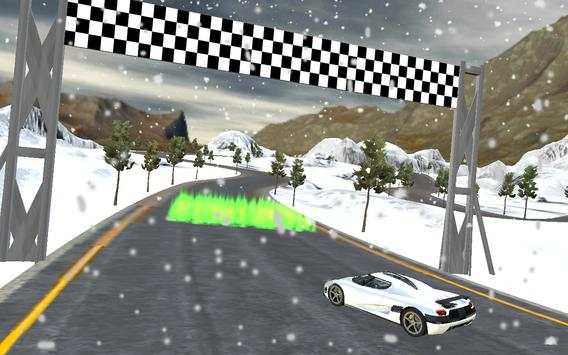 Snow Car Driving 2019 screenshot 4
