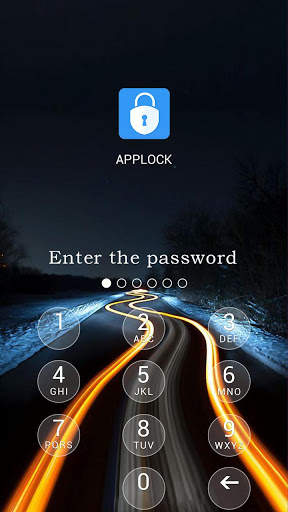 AppLock Theme Fast Night screenshot 1