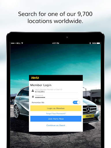Hertz Car Rentals screenshot 7