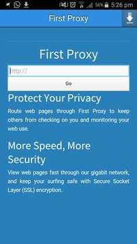 First Proxy screenshot 2