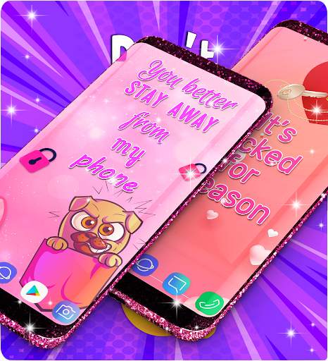 Don't touch my phone wallpaper screenshot 3