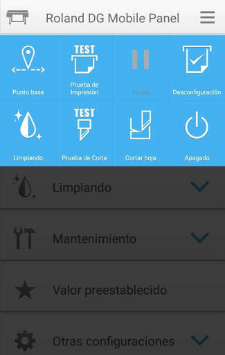 Roland DG Mobile Panel 2 screenshot 3
