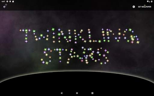 Twinkling Stars Live Wallpaper screenshot 15