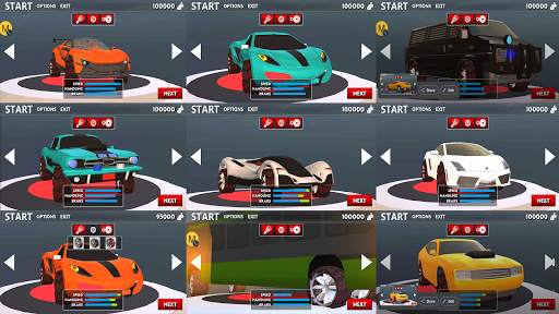 Speed Car Racer - 3D Town Racing screenshot 1