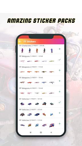 FF MAX Stickers for WhatsApp screenshot 1