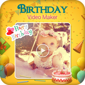 Birthday Video &amp; GIF Maker icon