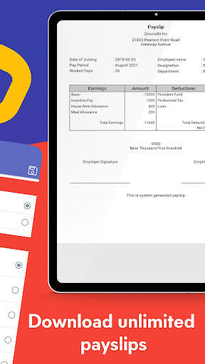 Simple Payslip Generator screenshot 4