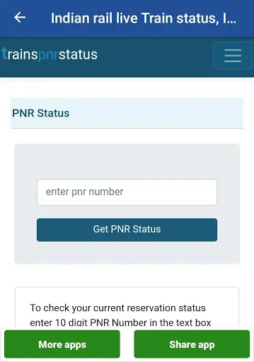 Indian Railway- Train running status, PNR Status screenshot 3
