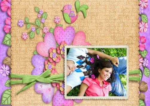 Photo Frames Flowers Love 3 تصوير الشاشة