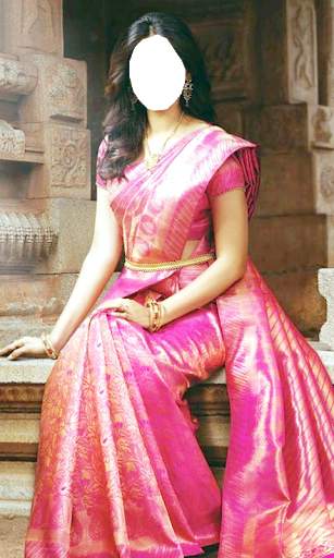 Pattu Saree Photo Montage screenshot 3