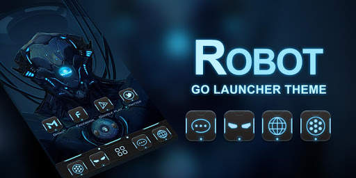 (FREE) Robot GOLauncher Theme screenshot 5