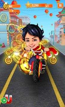 Subway Rush: Shiva Cycle run 2 Temple game screenshot 1