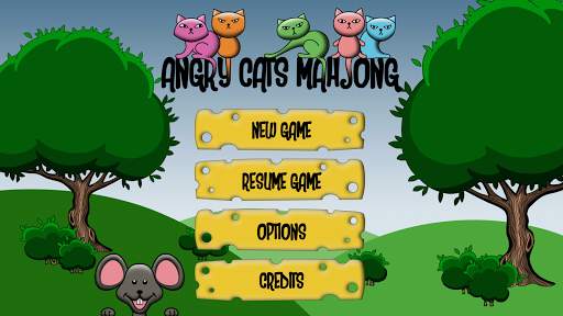 Angry  Cats Mahjong स्क्रीनशॉट 2