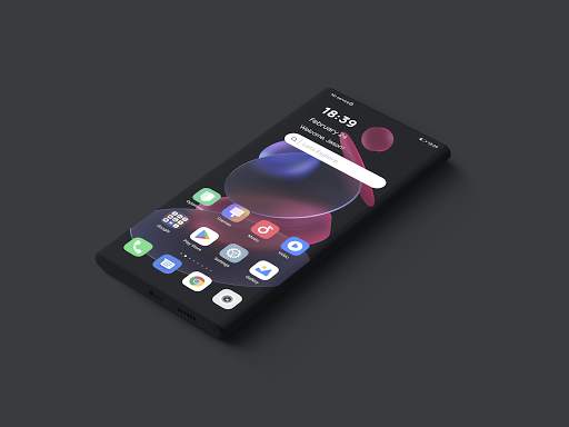 MIUI12.5 Geometry Dark Theme for EMUI 11/10/9/8/5 screenshot 2