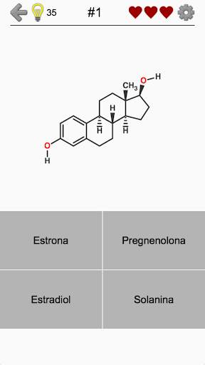 Esteroides - Las fórmulas químicas de hormonas screenshot 3