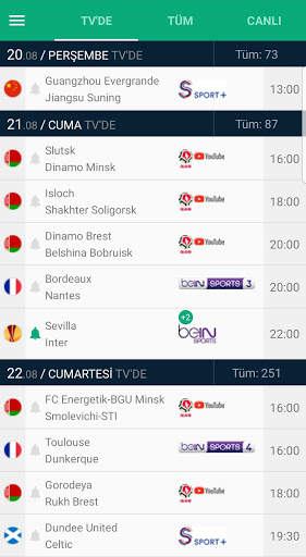 TV’de Futbol screenshot 2