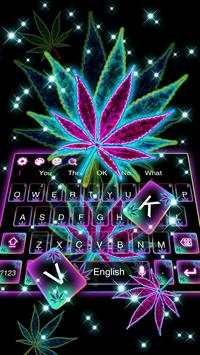 Glow Rasta Weed keyboard screenshot 2
