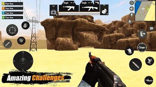 Battle Combat Free Fire Squad Battleground Game screenshot 5