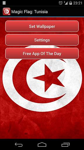 Flag of Tunisia Live Wallpaper screenshot 2