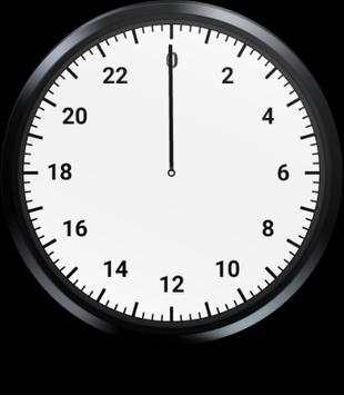 24 Hour Slow Watch Face screenshot 4