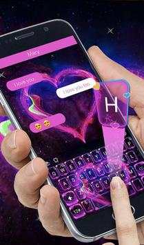 Neon Galaxy Heart screenshot 2
