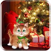 Winter Kitty Live Wallpaper icon