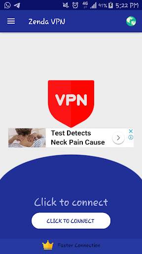 Zenda VPN Free Unlimited  VIP / Free VPN IP 2019 screenshot 1