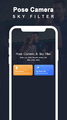 Pose Camera for Guides Photography & Sky Filter screenshot 1