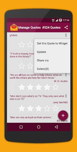 Quote Widget for Android screenshot 6