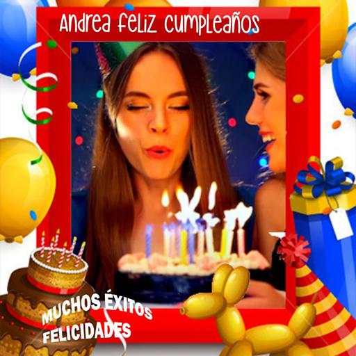 Feliz cumpleaños 🎂 con nombre y foto screenshot 24