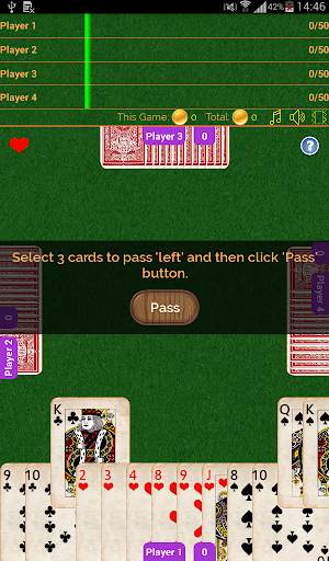 Hearts (Offline Multiplayer Card Game) screenshot 12