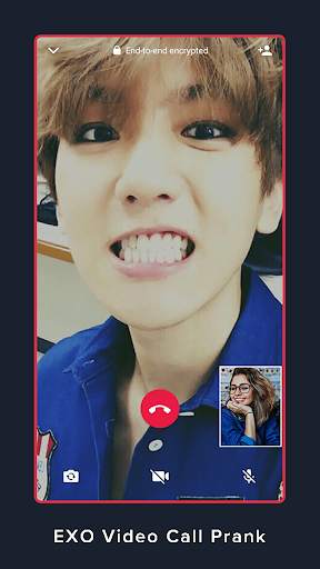 E.X.O Fake Video Call screenshot 1