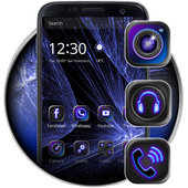ikon High Tech Black &amp; Purple Theme