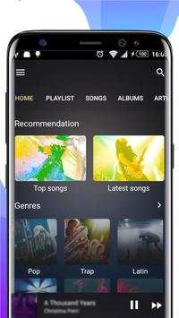 Go Music Player: Theme, MP3,M4A Player Free Music♫ screenshot 1