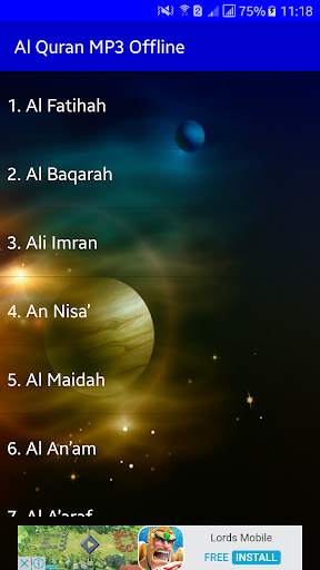 Al Quran MP3 Offline screenshot 2
