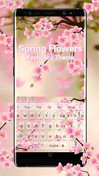 Spring Flowers Keyboard screenshot 1