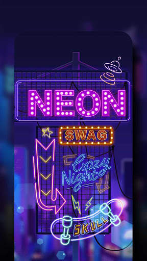 Neon Light Live Wallpaper & Launcher Themes screenshot 4