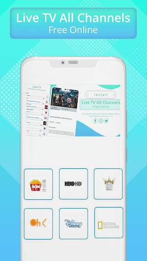 Live Tv all channels Free online guide screenshot 1