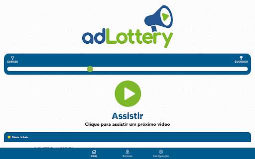 AdLottery - Assista anúncios e ganhe dinheiro. screenshot 8