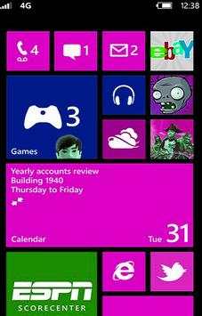Lumia Launcher Tema screenshot 1