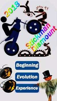Stickman dark knight Dismount screenshot 1